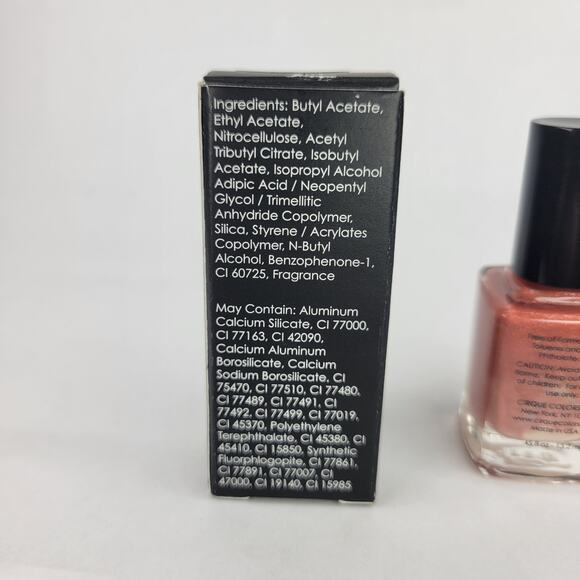 Cirque Nail Polish "Luminous Owl" NEW Peach Glitter Shimmer Holo Iridescent - Picture 6 of 7